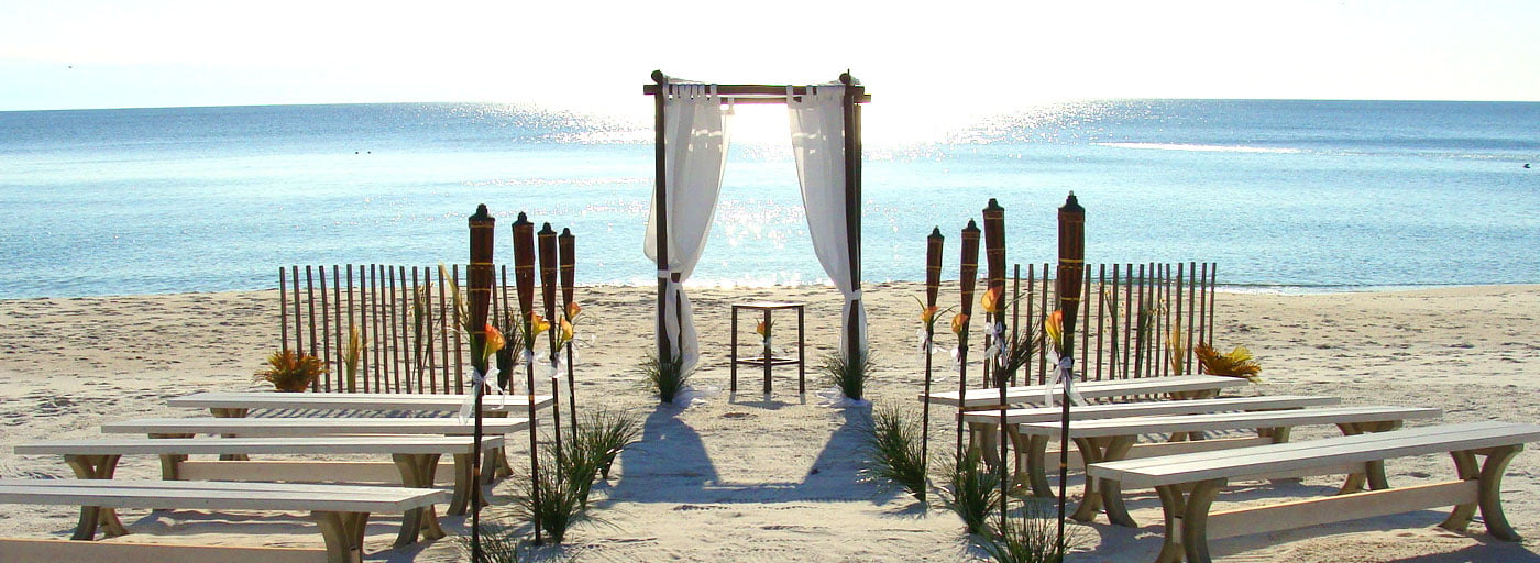 Panama City Beach Weddings Located At Shell Island In St Andrews